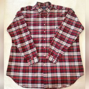 NWOT Ralph Lauren Polo Big & Tall 2XLT Blue/Red Plaid